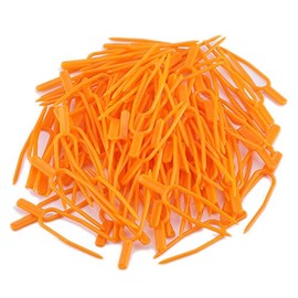 100Pcs Gardening Plant Fixing Clips Reusable Plastic Stolons Fastening Vines Clamp Watermelon Strawberry Fork Farming Securing Fixer Tool Support