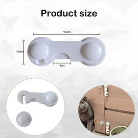 Loimon 6-Pack Child Proof Locks - No Drilling Baby Safety Locks for Cabinets, Drawers, Wardrobe & Cupboards | Easy Install Childproof Door Locks | Secure Australian Homes