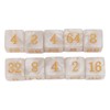 30PCS Number Dice Six Sided Multiples of 2 Number Plastic