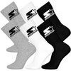 STARTER 6 pack crew socks, Grey-White-Black, 39 - 42