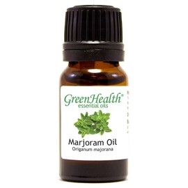 GreenHealth Marjoram Essential Oil – 1/3 fl oz (10 ml) Glass Bottle – 100% Pure