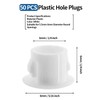 Bivethoi 50 PCS Plastic Hole Plugs 6mm / 1/4 Inch