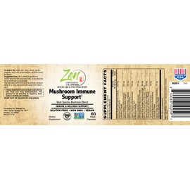 Mushroom Immune Supplement - 60 VegCaps