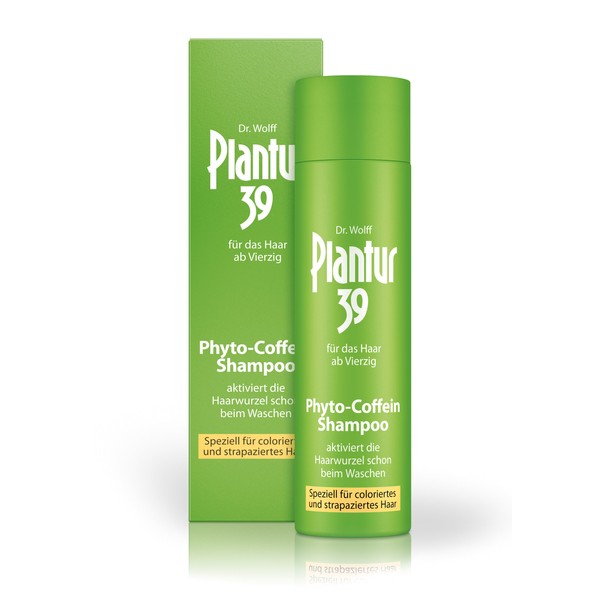 Plantur 39 Phyto-Caffeine Shampoo - Prevent Hair Loss Specially for Coloured and Damaged Hair 250 ml