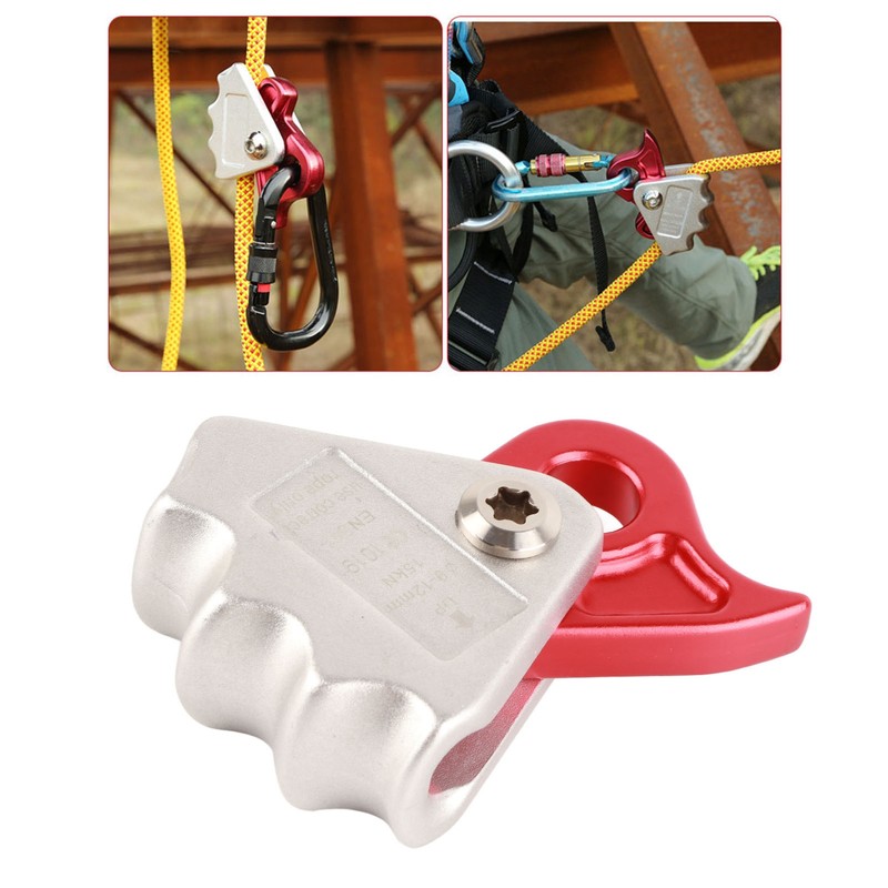 Outdoor Safety Mountaineering Rock Climbing Rope Grab Riser Clamp Ascender