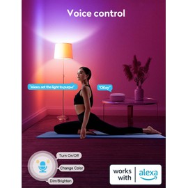 ILC Alexa Light Bulbs (120 Watt Equivalent) Smart Light Bulbs Work with Alexa Only, 1200 Lumens, Color Changing, Color Temperature Tunable 2700K-6000K(6 Pack)