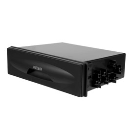 Nvanvmm Universal Car Storage Box -38 Single Layer Auto Single Din Dash Radio Installation Pocket-Kit 177X50X120mm