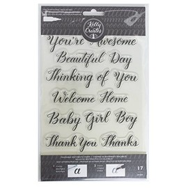 Kelly Creates-Traceable Sentiments Stamps: 17 Piece