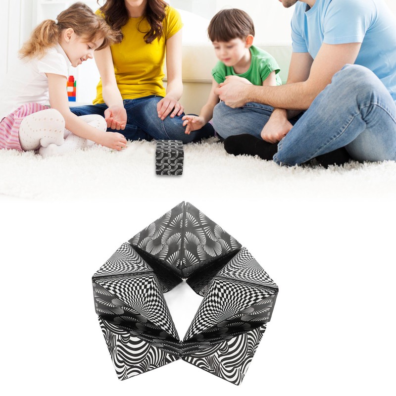 Shape Cube Magnetic ABS Geometric Cube Puzzle Toy for Daily