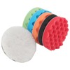ZEONHAK 16 PCS 6 Inch Car Polishing Pads, 150mm Compound