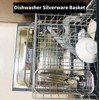 TONSNY Stainless Steel Dishwasher Silverware Basket Utensil Drying Rack Drawer