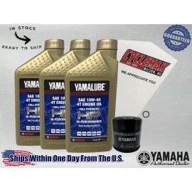 Yamaha Cyclemax Full-Synthetic Yamalube Oil Change Kit fits 2018-2025 Yamaha XSR700