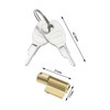 Pack of 2 Tow Bar Lock with 4 Replacement Keys