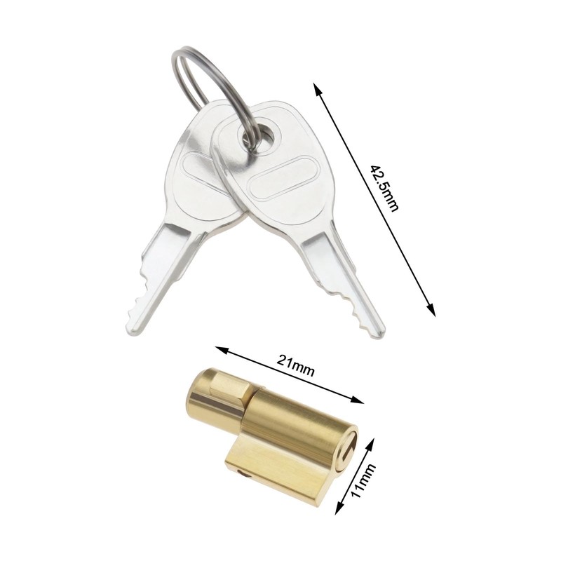 Pack of 2 Tow Bar Lock with 4 Replacement Keys