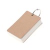 FUNOMOCYA Pages White Index Cards Binder Kraft Study Cards Memo