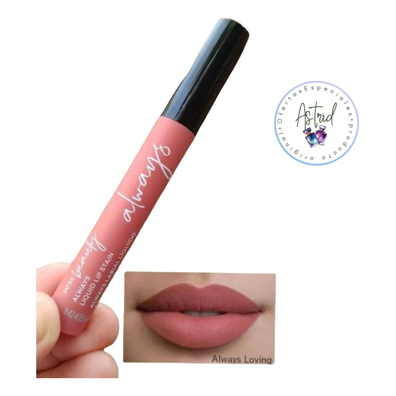 Always Labial Líquido Color Intenso Jafra Indeleble 12 Hrs
