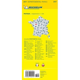 Indre-et-Loire Maine-et-Loire - Michelin Local Map 317: Map