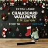 Oxdigi Extra Large Chalkboard Paper 23x394in Peel & Stick, Removable