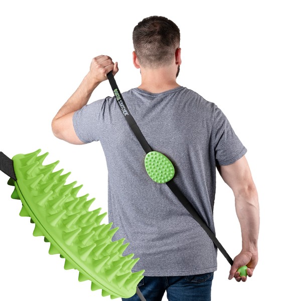 Original Cactus Back Scratcher, Back Scratcher with 2 Sides Featuring Aggressive and Soft Spikes, Great for The Mobility Impaired and Hard-to-Reach Places, Makes an Awesome After-Surgery Gift