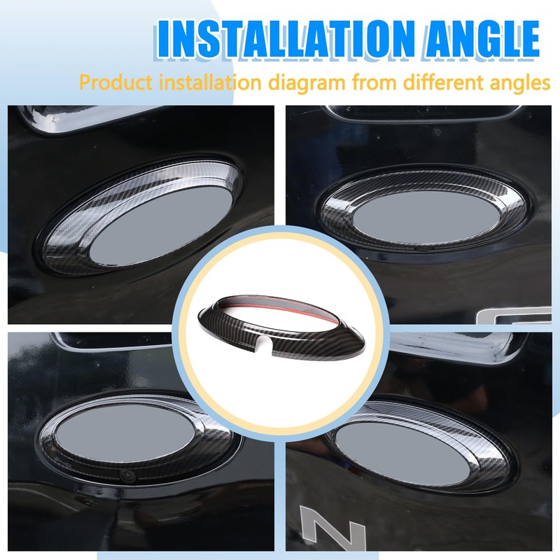 Rear Car Logo Emblem Badge Ring Trim for Ford Ranger
