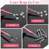 YBEATY 4 Pcs Piercing Taper Ball Grabber Tool Diamond Claw