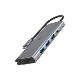 Cygnett CY3318HUBC3 Unite TravelMate USB-C Hub, Black