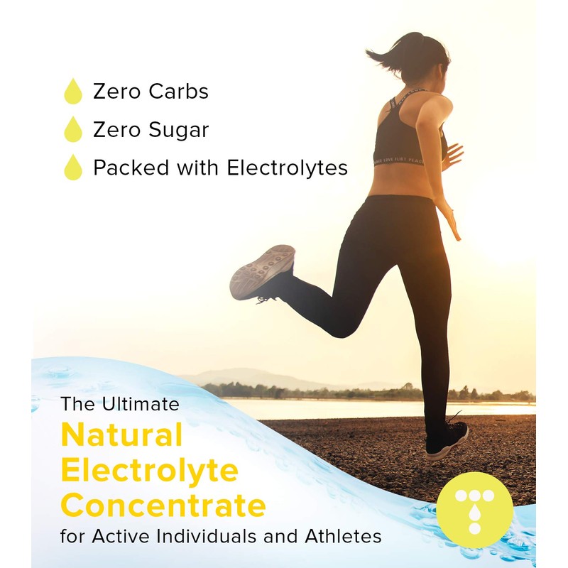 Daylyte Electrolyte Drops, Lemon, Sugar Free Daily Hydration Supplement with