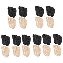 Healeved 20pairs Comfortable Forefoot Pads Skin-friendly Metatarsal Cushions for High Heels Breathable Shoe Inserts -resistant Foot Pads for Women Men