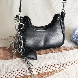 PLwelth Bag Charms for Handbags Y2K Rope Keychain for Women Girls Cute Bow Heart Charms Accessories for Purses Backpack Tote Bags Car Keys Decor Aesthetic Jewelry Unique Birthday Gift