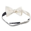 Tuxgear Mens Satin Self Tie Bow Tie with Adjustable Neck