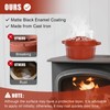 G GOOD GAIN Wood Stove Steamer - Cast Iron Round