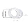 HKB Door Handle Buffer - Pack of 10 Transparent Door