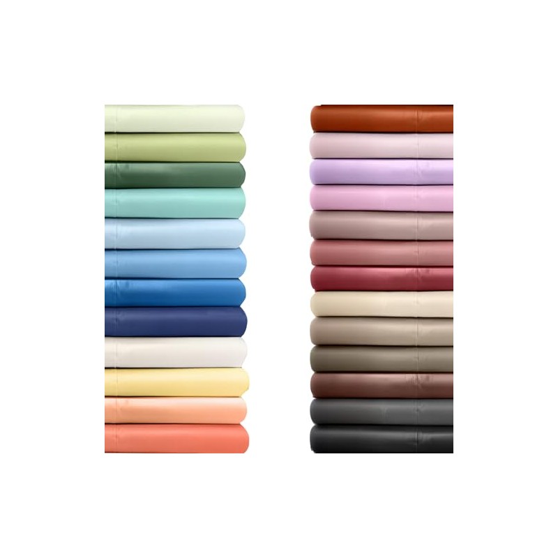 Queen Size Flat Bed Sheet - Hotel Luxury Single Flat