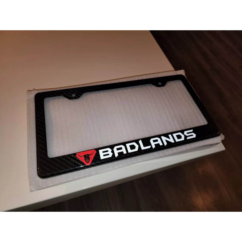 Badlands Bronco Badlands Carbon Fiber License Plate Frame 100% Carbon