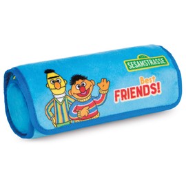 NICI Ernie and Bert 43517 Pencil Case with 10 Coloured Pencils Blue