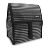 PackIt Freezable Lunch Bag with Zip Closure, Gray Stripe 8-Inch
