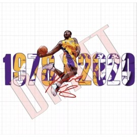 CUSTOM 3” KOBE BRYANT LAKERS STICKER DECAL