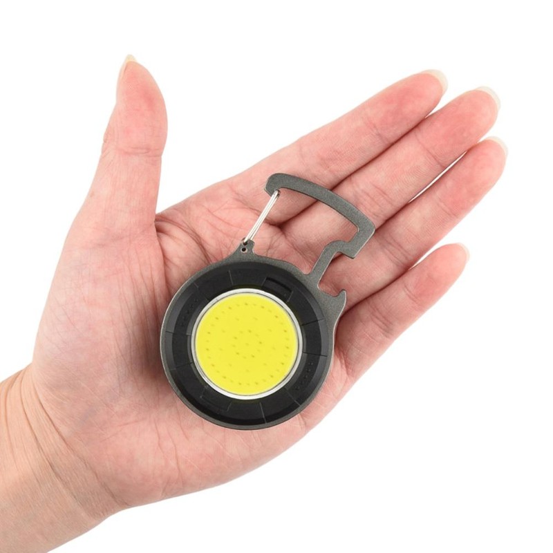 LED Mini Keychain Light Portable Rechargeable 800lm COB Keychain Flashlights