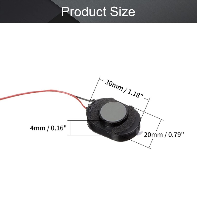 Fielect 4Pcs Internal Speaker 8Ohm 1.5W DIY Speakers with Wire