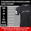 Gold BJJ Foundation Rash Guard - Ranked No-Gi and Gi
