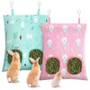 UPINS 2 Pack Hay Bag for Rabbits, Guinea Pig Hay