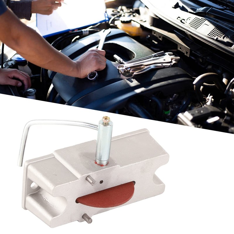MUNEFE Manual Aluminum Piston Ring File, Piston Clearance Adjustment Tool,
