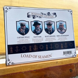 Load of Seamen Deluxe Naughty Gag Gift for Adults Funny White Elephant Ideas Nautical Sailor Figures Prank Gifts Boats Ships Yachts Owners Ocean River Lovers Fishermen Sailors