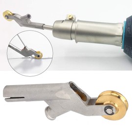 5mm Weld Tip Floor Welding Nozzles,Round Mouth PVC Hot Air Welding Gun Weld Nozzle with Rollers,For 3mm/4mm/5mm Plastic Welding Rods