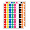 TownStix 6000 pieces, 20 mm colourful round dot stickers, 8