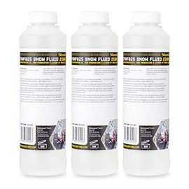beamz 3x Snow Fluid Concentrated Makes 15L Bottle Christmas Party Machine Effects