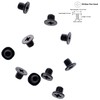 Deal4GO 10-Pack M3 x 3 mm Phillips Flat-Head Screw Replacement