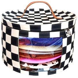 Memfish Hat Boxes,Hats Organizer,Hat Box for Women Storage Travel Hats Carrier Case Large Round Floopy Cowboy Men Cowboys Caps Clothes Closet Storage Foldable with Lids