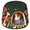 Glittme Guinea Pig Hideout, 2 in 1 Guinea Pig Bed