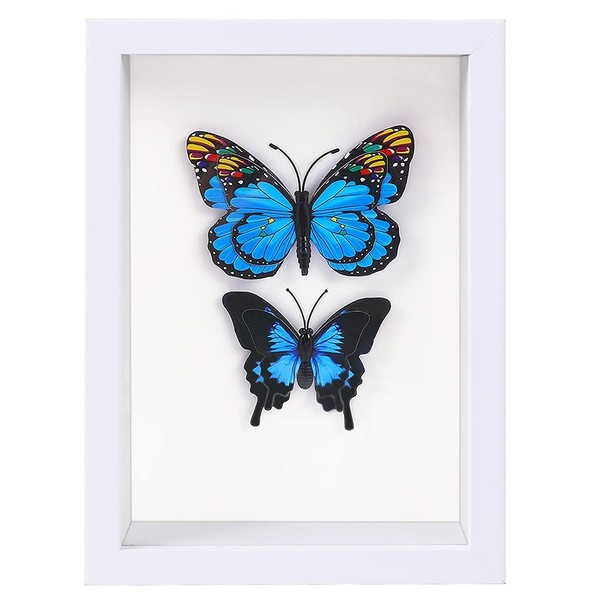 BESIDOTREE 8x10 White Shadow Box Frame Display case for Photos,Flowers,Wedding